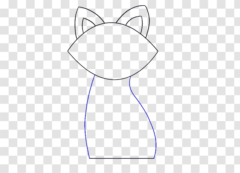 Drawing Line Art Cat Cartoon Clip - Headgear Transparent PNG