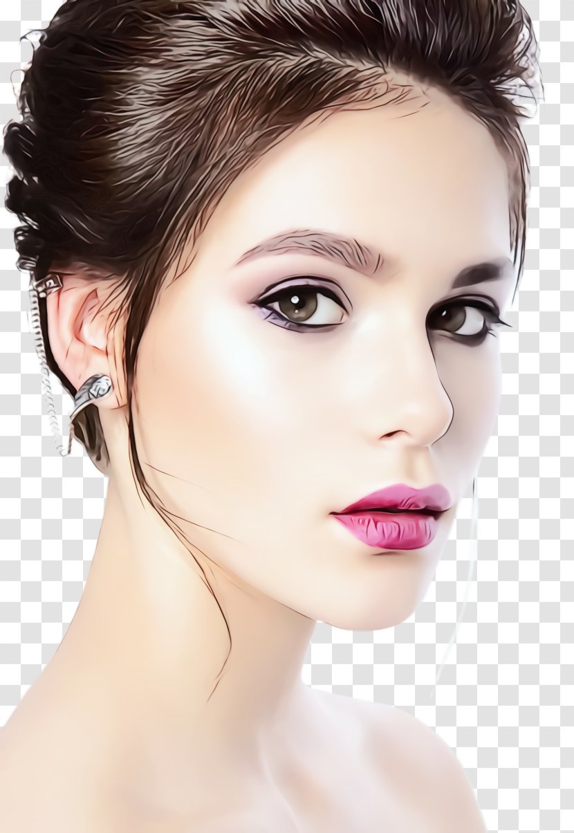 Face Hair Eyebrow Chin Hairstyle - Paint - Beauty Cheek Transparent PNG