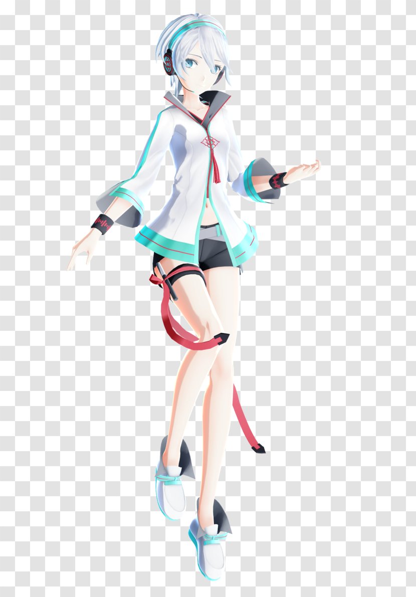 YANHE MikuMikuDance Model Vocaloid Hatsune Miku - Frame Transparent PNG