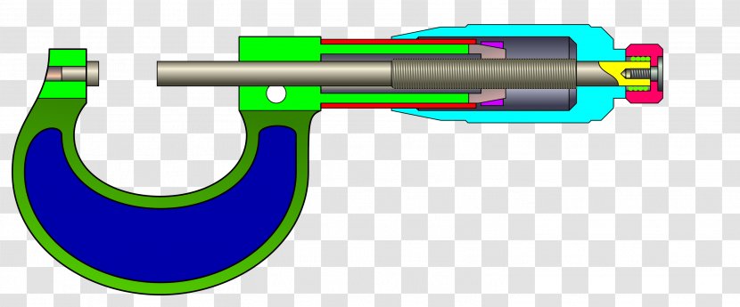 Micrometer Calipers Mitutoyo Gauge - Pipe - Screw Transparent PNG