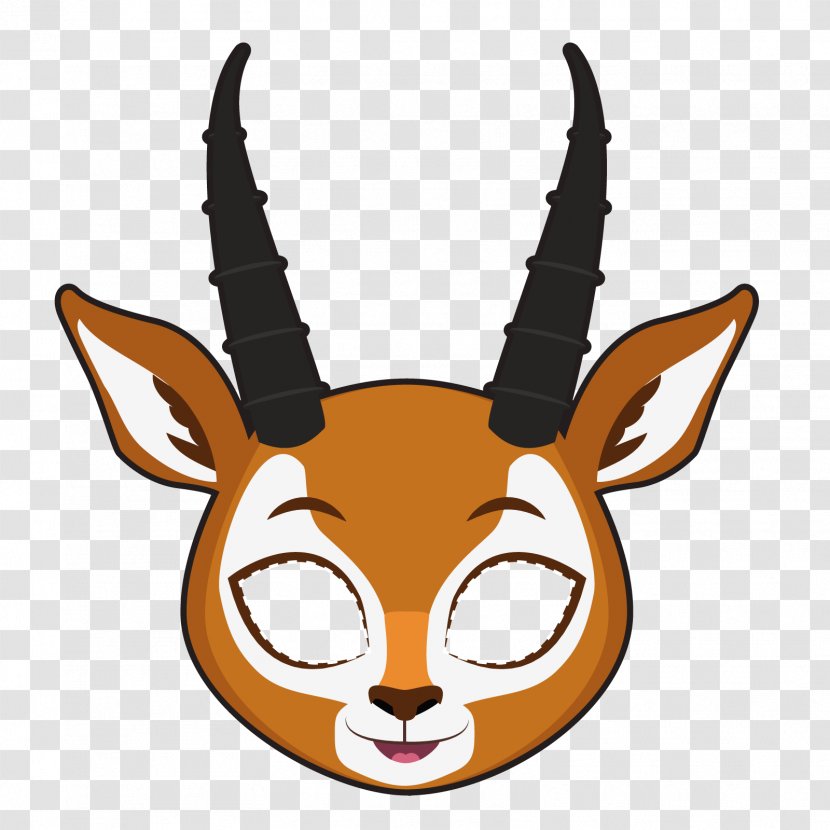 Antelope Common Eland Illustration - Product - Vector Mask Transparent PNG