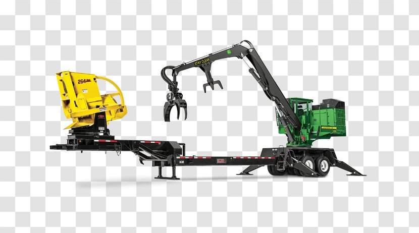 John Deere Loader Knuckleboom Crane Forestry Architectural Engineering Transparent PNG