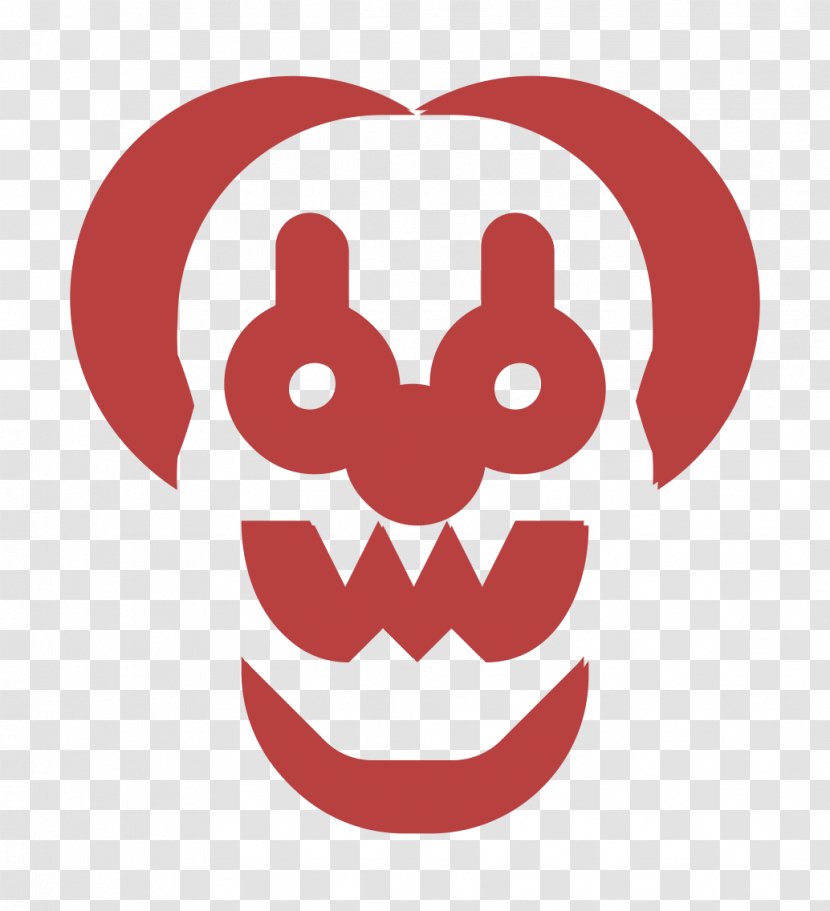 Clown Icon Halloween It - Head - Logo Mouth Transparent PNG