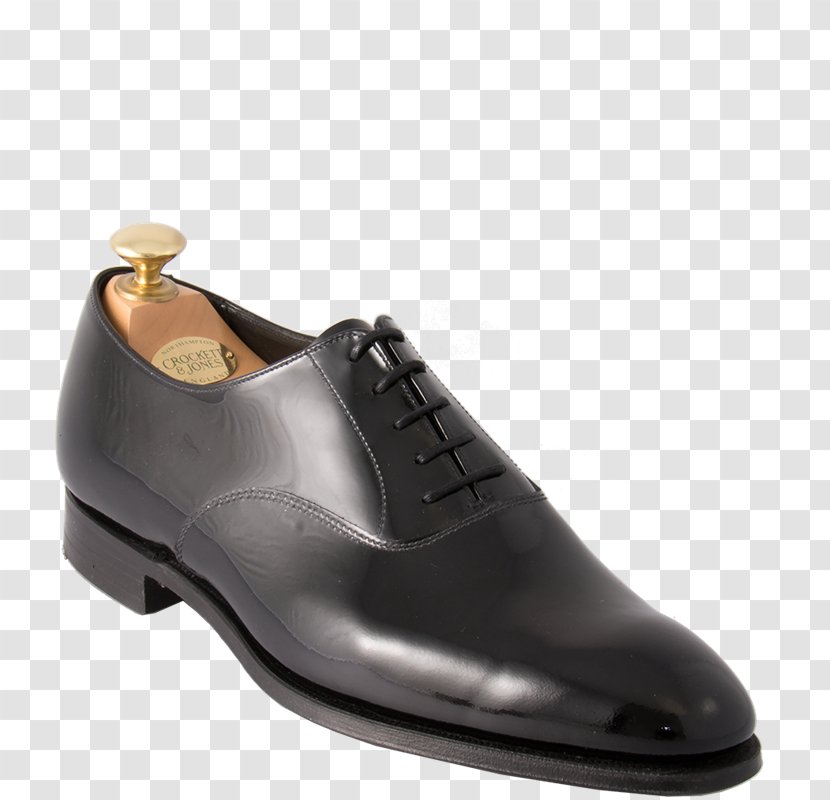 Crockett & Jones Oxford Shoe Calf - Paten Transparent PNG