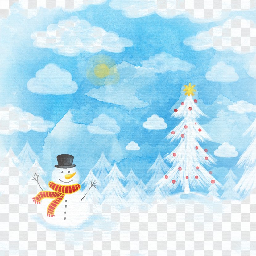 Snowman Winter - Cdr - Cute Transparent PNG