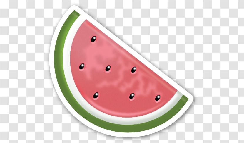 Emoji Sticker Watermelon Food - Citrullus Transparent PNG