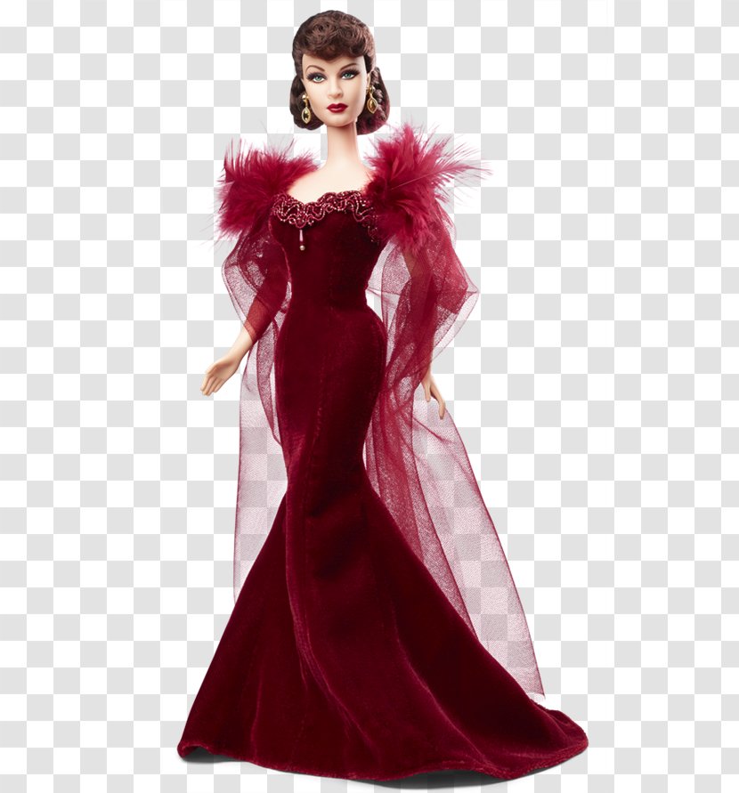 Vivien Leigh Scarlett O'Hara Gone With The Wind Queen Of Sapphires Barbie Ashley Wilkes - Commemoration Transparent PNG