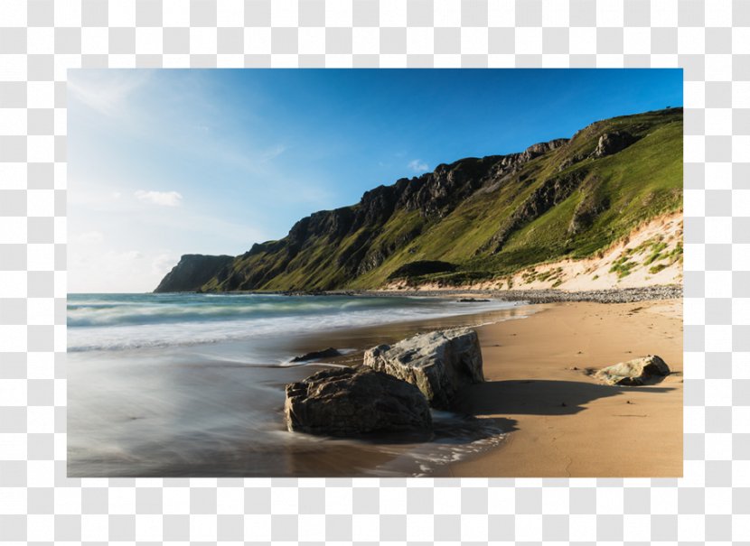 Wild Atlantic Way Coast Sea Inishowen Shore - Cliff Transparent PNG