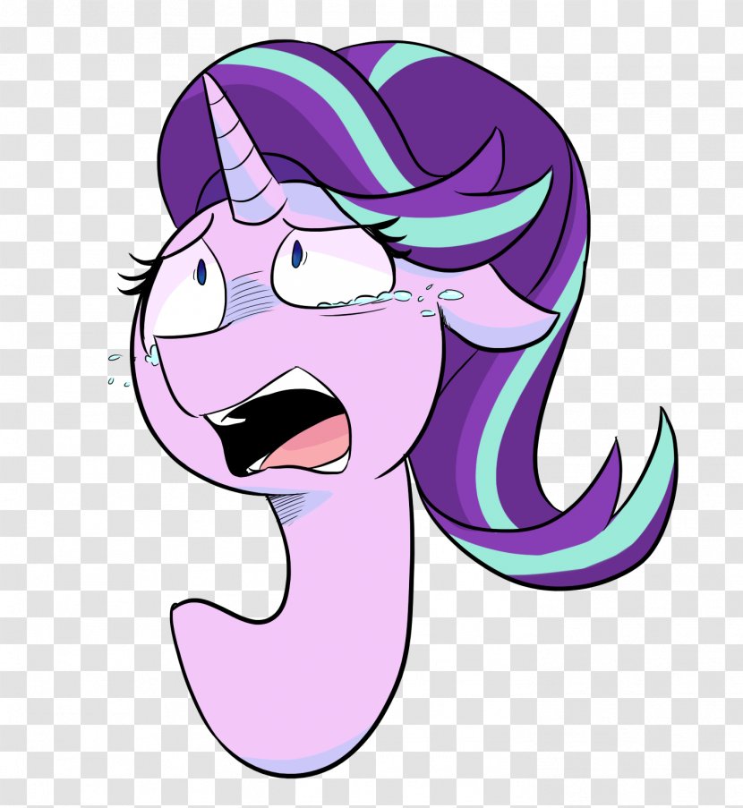 Pony Doodle Horse Portrait - Flower - Open Your Mouth Transparent PNG