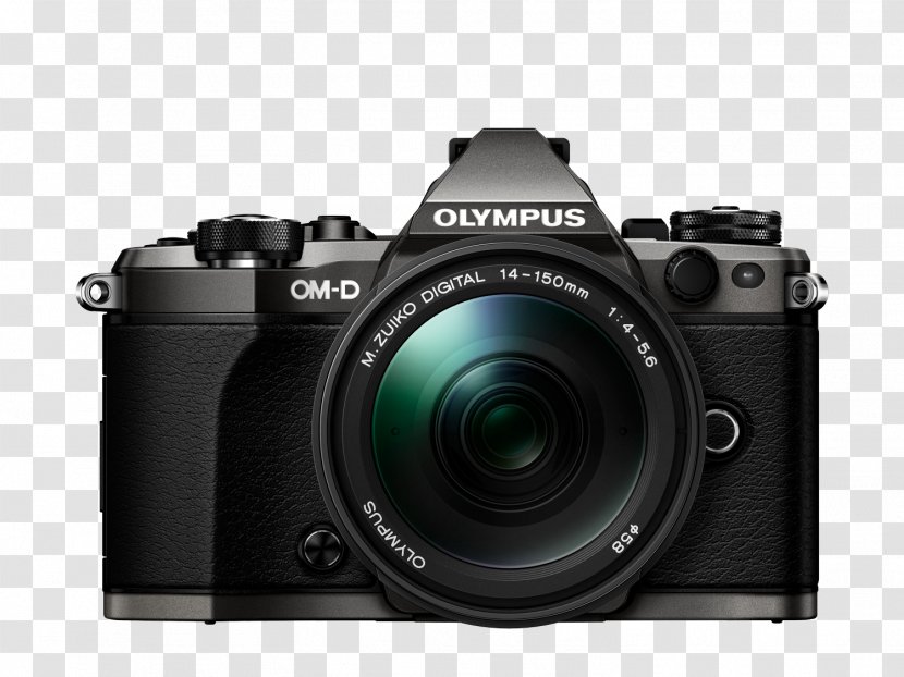 Olympus OM-D E-M5 E-M10 Mark II Camera - Lens Transparent PNG