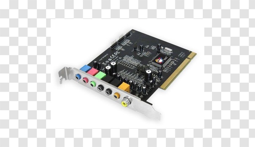 Sound Cards & Audio Adapters 7.1 Surround Conventional PCI Blaster - Electronics Accessory - Card Transparent PNG