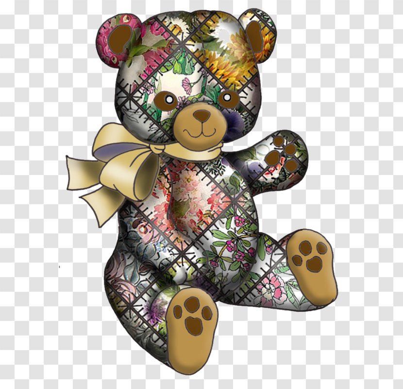 Patchwork Quilt Quilting Clip Art - Flower - Creative Bear Transparent PNG