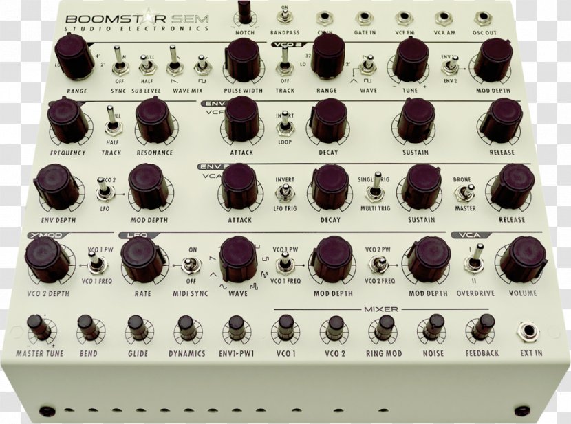 Sound Synthesizers Electronic Musical Instruments Analog Synthesizer Studio Electronics Signal - Arturia - Minimoog Transparent PNG