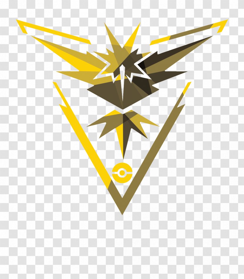 Decal Sticker Video Games Logo Zapdos Pokemon Go Team Instinct Yellow Shirt Transparent Png