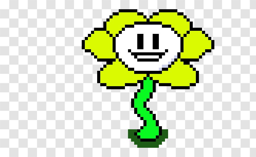 Undertale Flowey Fan Art Sprite - Emoticon Transparent PNG