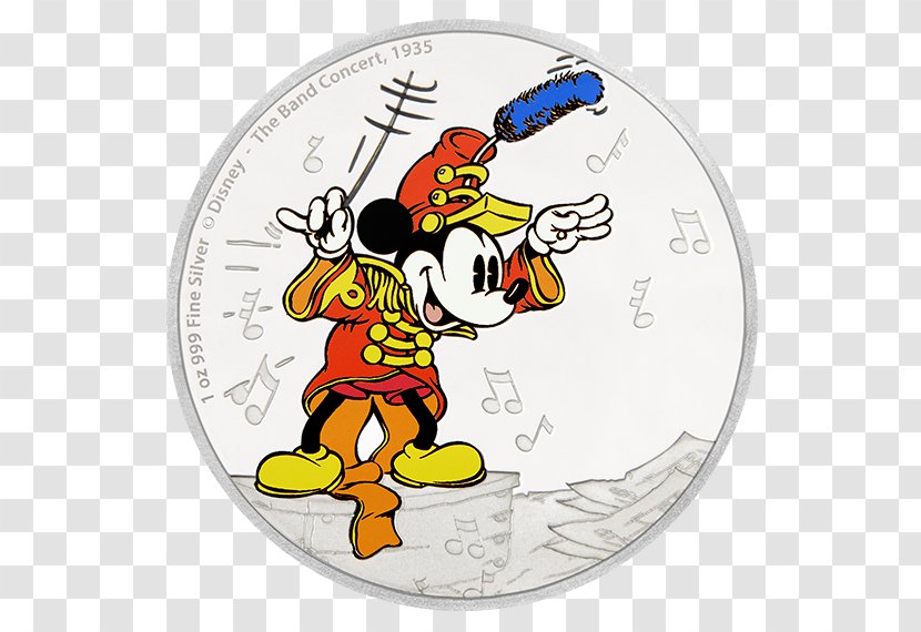 Mickey Mouse Goofy Coin The Walt Disney Company Silver - Gold - Pfaltzgraff Transparent PNG