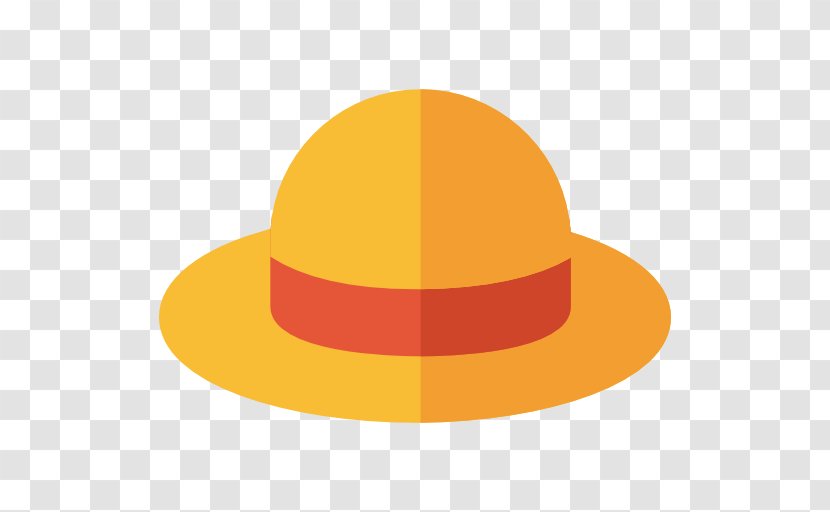 Hat Line - Orange Transparent PNG