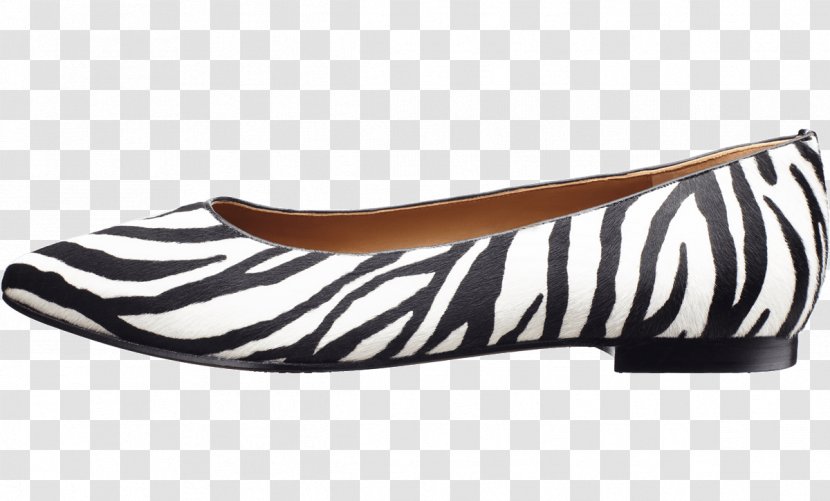 Ballet Flat Zebra Shoe Walking - White Transparent PNG