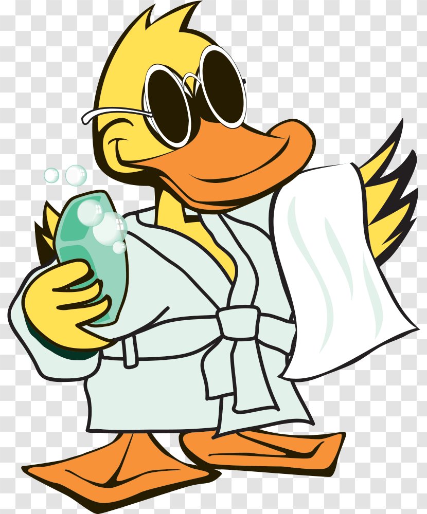 Duck Quick Quack Car Wash Clip Art - Washing Transparent PNG