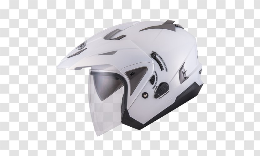 Bicycle Helmets Motorcycle White Visor - Helmet - Gold Pearl Transparent PNG