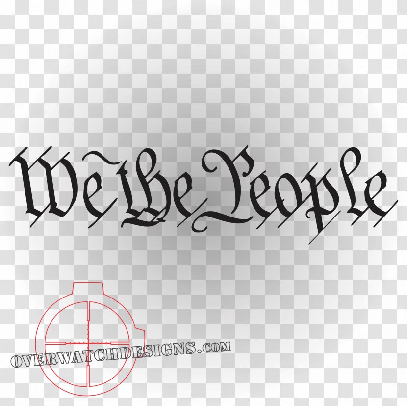 Preamble To The United States Constitution Decal - Silhouette Transparent PNG