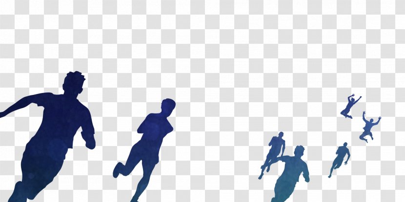 Sport Running Poster Cycling - Human - Movement Silhouette Figures Transparent PNG