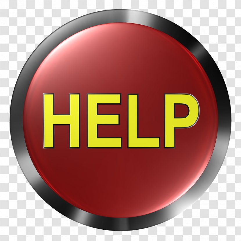Button Red Technical Support - Trademark - I Transparent PNG