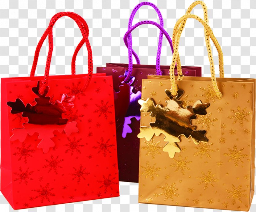 Paper Gift Christmas Box - Shopping Bag Transparent PNG