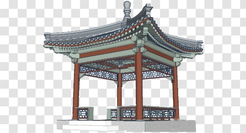 Chinese Pavilion Architecture Image Roof - Japanese - Gazebo Transparent PNG