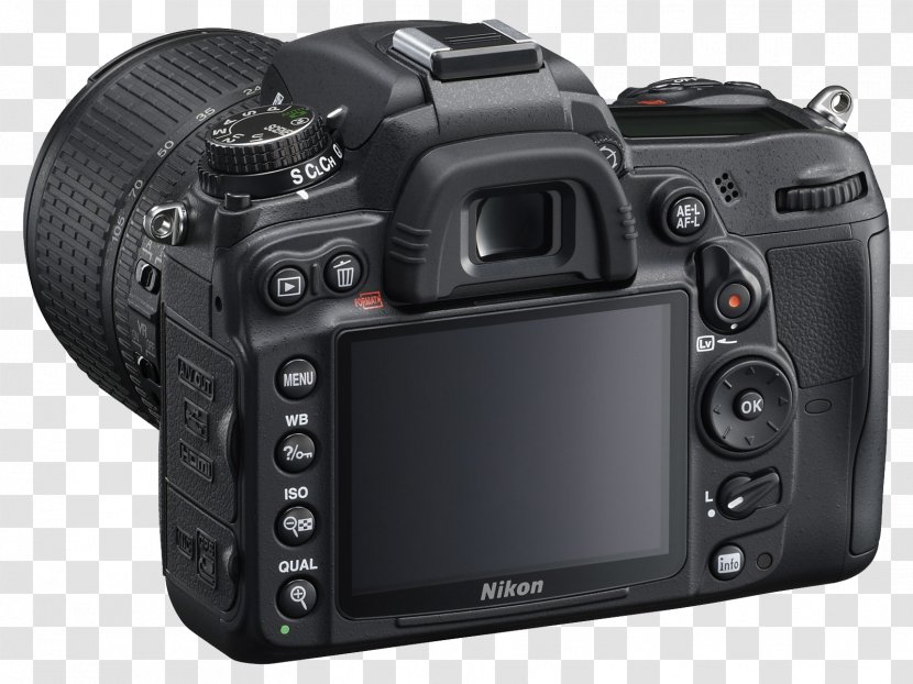Nikon D7000 D90 AF-S DX Nikkor 18-105mm F/3.5-5.6G ED VR Format Digital SLR - Dx - Photo Cameras Transparent PNG