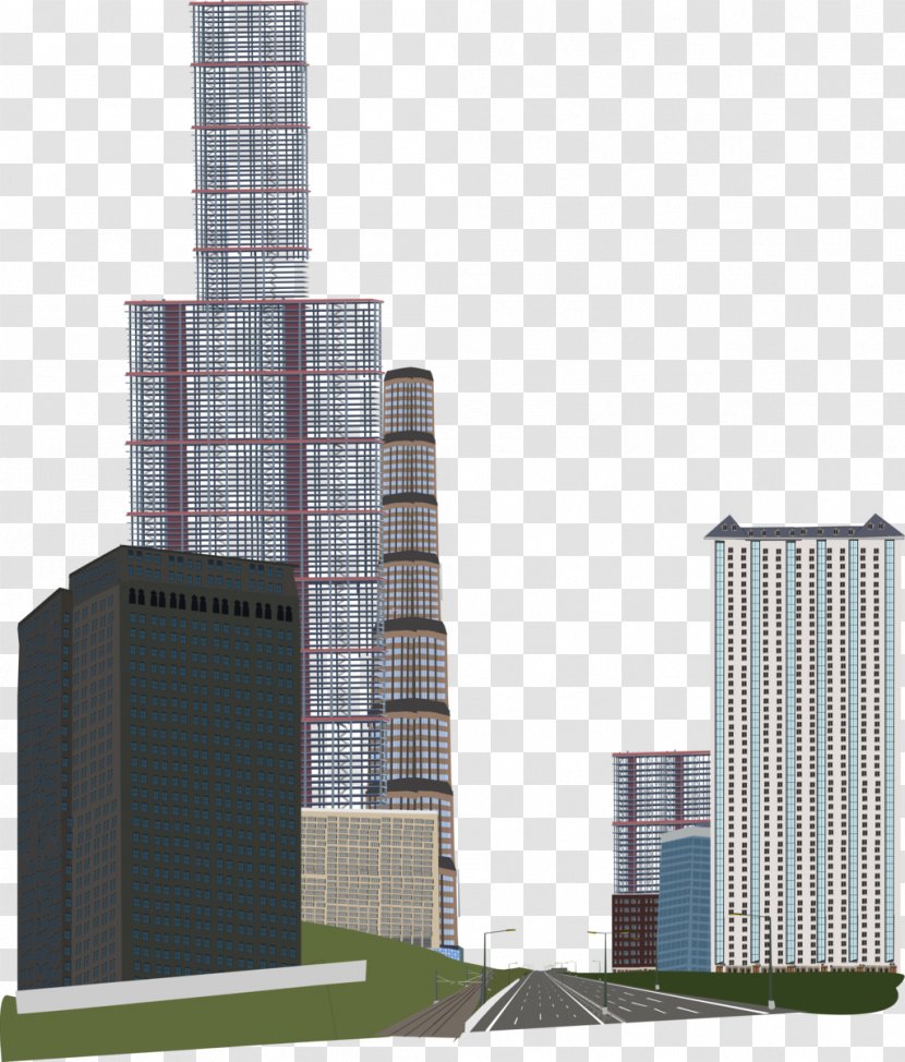 Commercial Building Architecture Facade Tower - Condominium Transparent PNG
