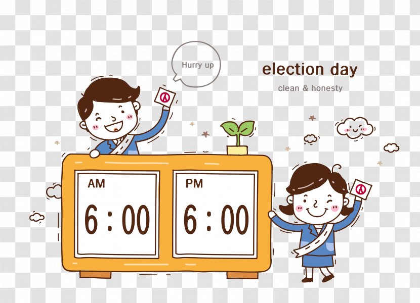 Election Voting Illustration - Vote Transparent PNG