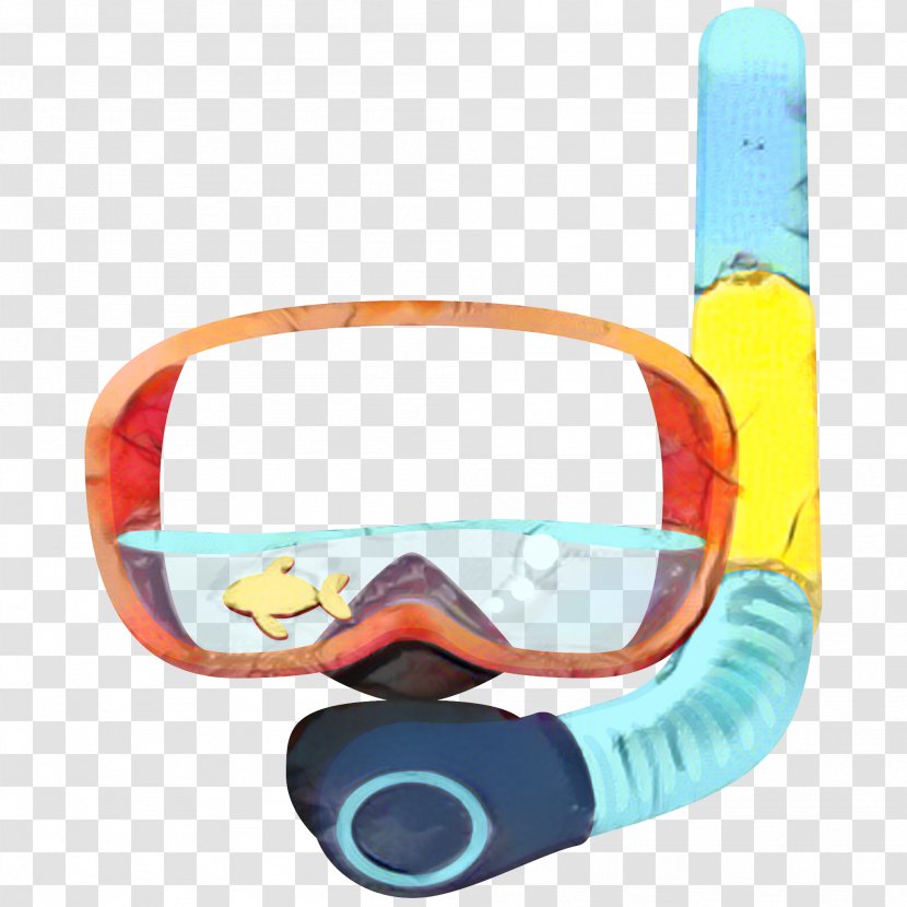 Cartoon Sunglasses - Underwater Diving - Recreation Sports Equipment Transparent PNG