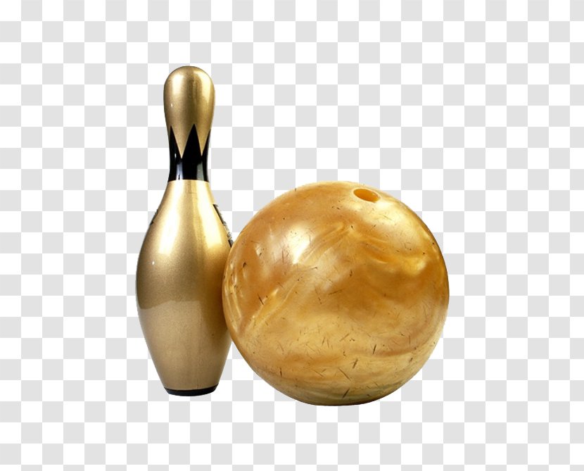 Ten-pin Bowling Clip Art - Gimp - Golden Transparent PNG