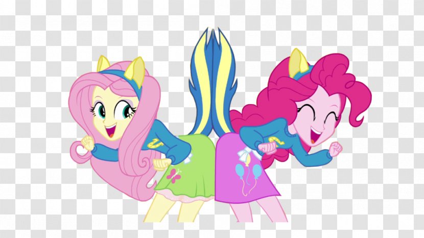 Pinkie Pie Fluttershy Twilight Sparkle Tails - Mammal - Angry Dash Transparent PNG