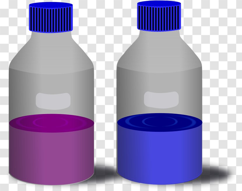 Chemistry Chemical Substance Bottle Clip Art - Glass - Cliparts Transparent PNG