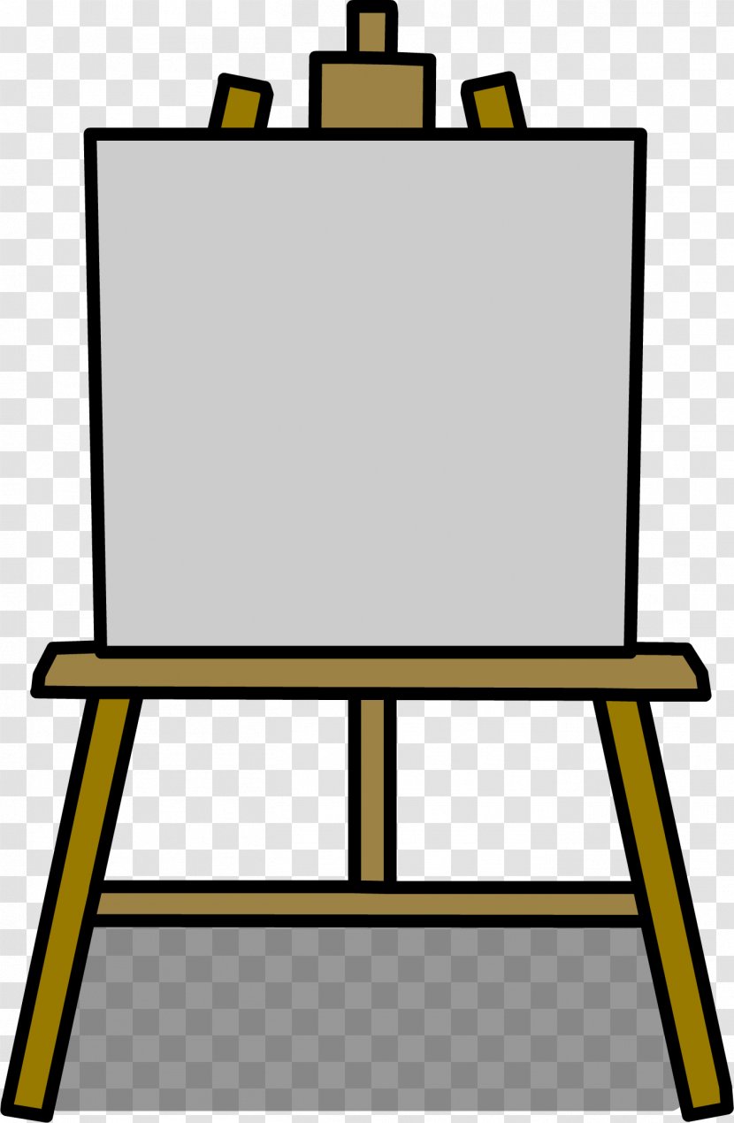 Easel Painting Art Drawing Clip - Canvas Transparent PNG