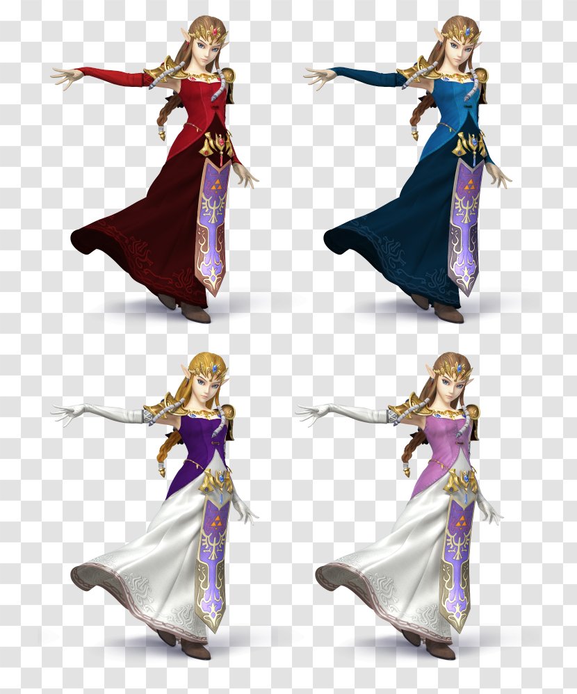 Super Smash Bros. For Nintendo 3DS And Wii U The Legend Of Zelda Princess II: Adventure Link - Figurine Transparent PNG