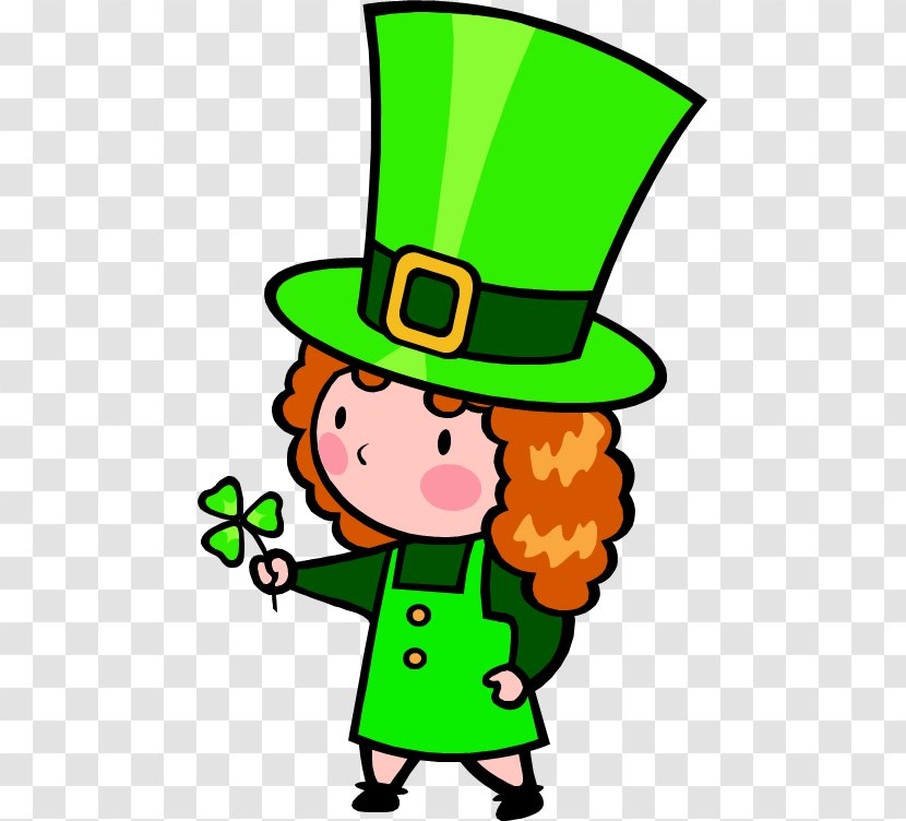 Green Tree Character Fiction Clip Art - St. Patrick's ， Tradition Transparent PNG