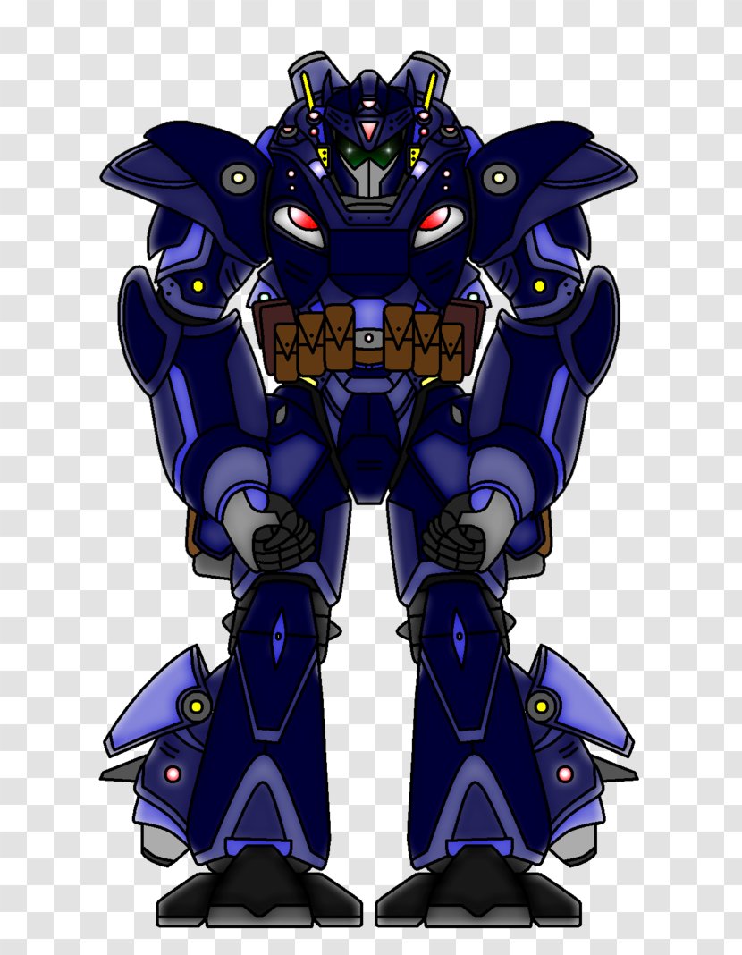 Mecha Robot Character Cobalt Blue - Fictional - Abstractmockup Mockup Transparent PNG