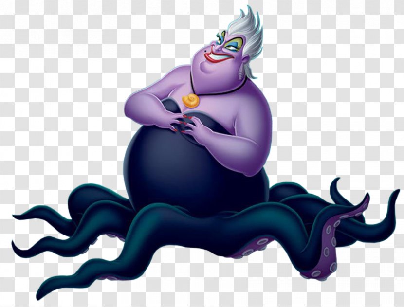 Ursula Evil Queen Cattivi Disney Clip Art - Purple - Villain Transparent PNG