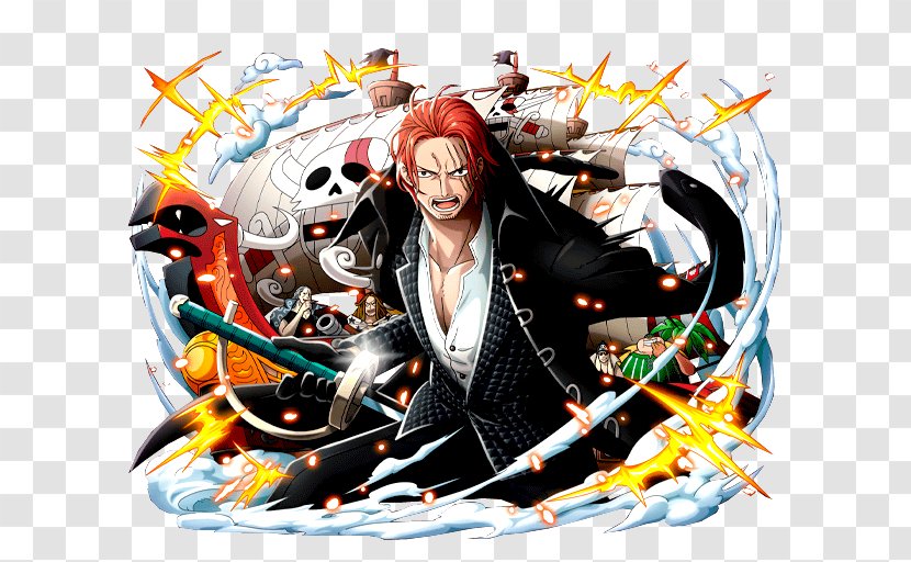 Shanks One Piece Treasure Cruise Yonko Dracule Mihawk - Silhouette Transparent PNG