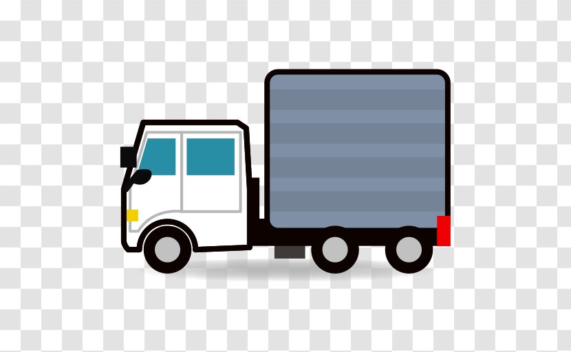 Commercial Vehicle Car Semi-trailer Truck Emoji - Emoticon Transparent PNG