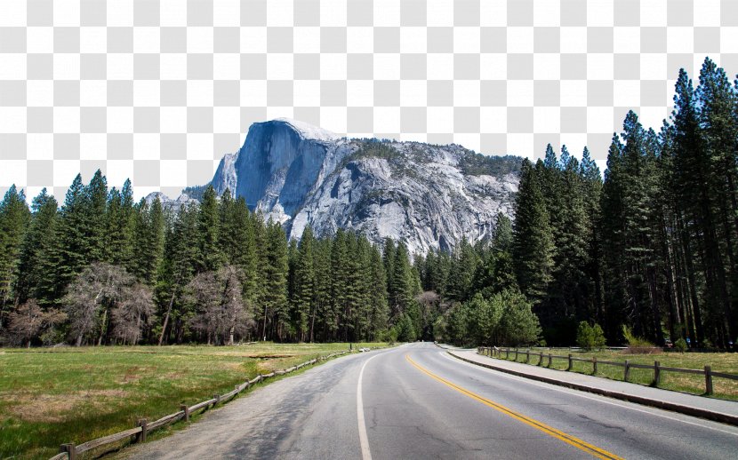 Yosemite Valley Half Dome Glacier Point Banff National Park Wallpaper - Infrastructure - Thirteen Transparent PNG