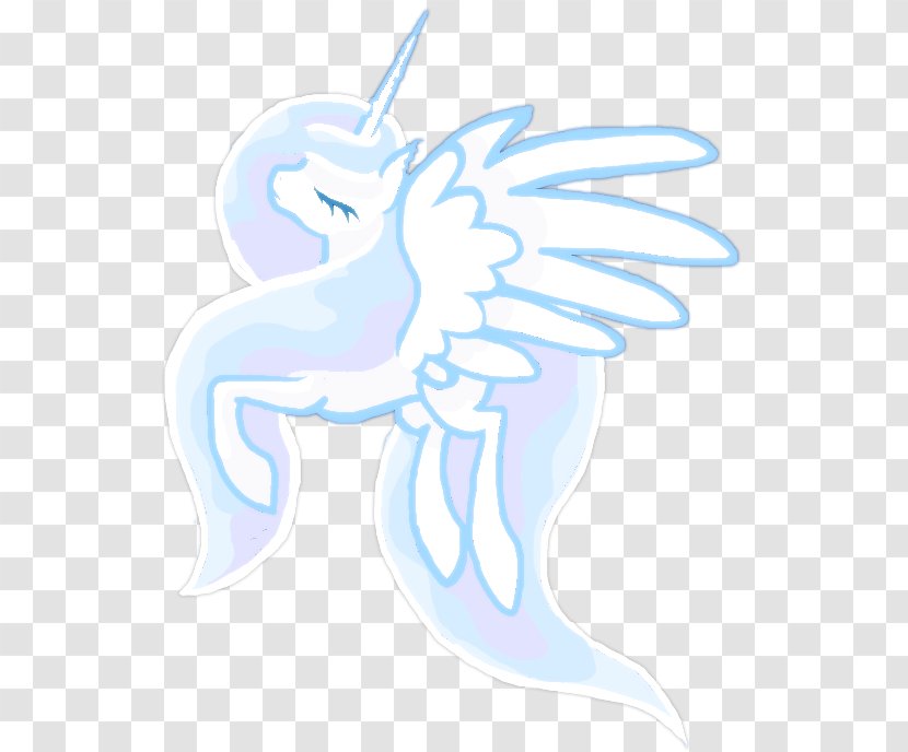 Horse Fairy Line Art Clip - Watercolor Transparent PNG