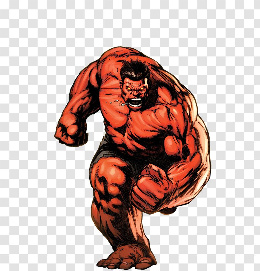 Thunderbolt Ross Red Hulk: Scorched Earth Doc Samson Marvel Comics - Silhouette - Hulk Transparent PNG