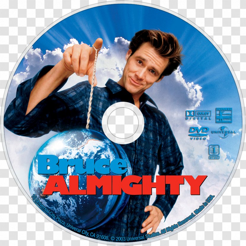 Jim Carrey Bruce Almighty Nolan God DVD - John Goodman Transparent PNG