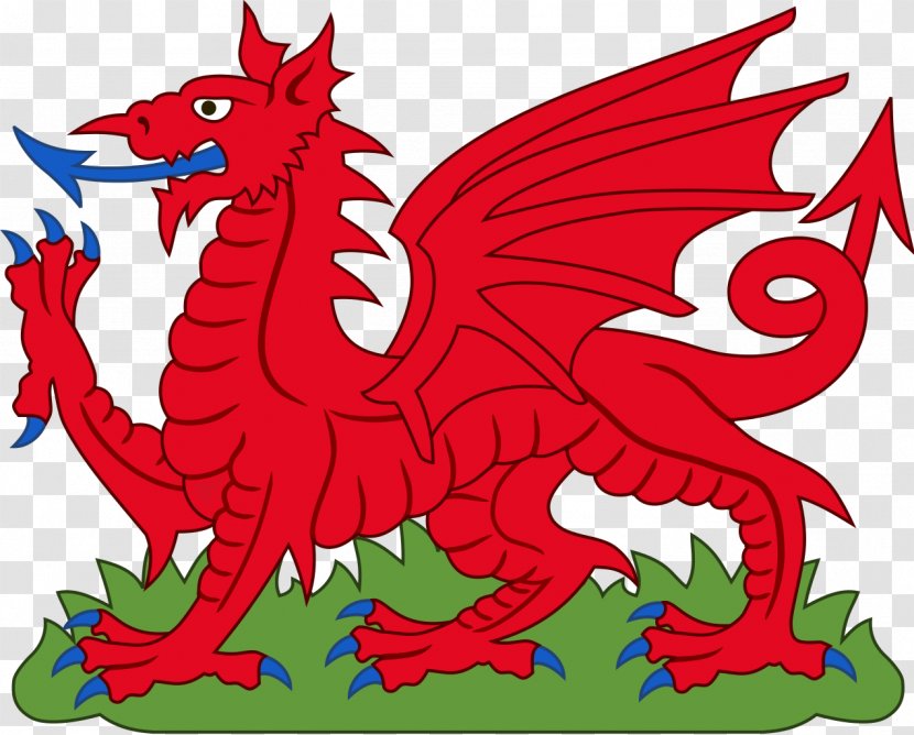 Flag Of Wales King Arthur Welsh Dragon - Art Transparent PNG