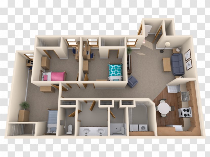 Apartment Townhouse Dormitory Renting - Moorhead Transparent PNG