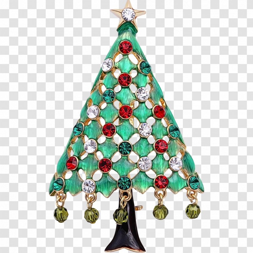 Christmas Tree - Emerald - Jewellery Transparent PNG